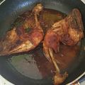 El cooksnap de Olaya García cuando hizo Pollo a la naranja.