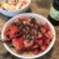 Aki's cooksnap of when they made Heirloom Tomato Poke.