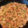 violet's cooksnap of when they made Chicken Fried Rice.