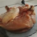 El cooksnap de Santiago Rosales cuando hizo Pechuga de pollo a la crema de verdeo.