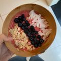 El cooksnap de poramoralhambre cuando hizo Smoothie bowl de berries y frutos secos (desayuno, colación sana.