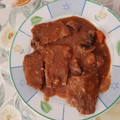 El cooksnap de Lua cuando hizo Fricandó de ternera y setas.