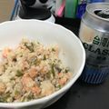 JING HOU 的 一鍋到底-電鍋啤酒鮭魚炊飯 cooksnap