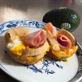 Aunty Eiko's international cuisine experience 's cooksnap of when they made Eggs in bread basket.
