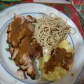 El cooksnap de Diana Cisneros cuando hizo Pierna de cerdo en adobo.