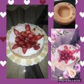 صورة من 🍓أم محمد وإدريس وزينب🍓🙋‍♂️👨‍👧، شاركها بعد تجربة وصفة كيكة الفراولة اللذيذة