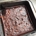 El cooksnap de Kombi pa'l Norte cuando hizo Brownie vegano de porotos negros (FIT).