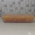 El cooksnap de Dani Fallas cuando hizo Atol de Piña o Gelatina de Piña Casera.