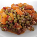 El cooksnap de estcolrod (Esther) cuando hizo 1. Guisantes con zanahorias baby.