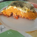 El cooksnap de yolanda cuando hizo Pastel de carne de pavo y pollo con puré de calabaza.