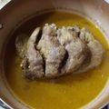 El cooksnap de Diana Carames cuando hizo BONDIOLA DE CERDO A LA 🍻CERVEZA🍻(Acompañada con 🍠batatas y papines 🥔caramelizados)🤩🥩🍻🍠👏😋😋.
