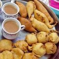 Bhumi Parikh's cooksnap of when they made મિક્સ ભજીયા અને બેસન ની ચટણી (Mix Bhajiya Recipe in Gujarati).