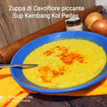 il Chanchal Kaur quando ha preparato Zuppa di cavolfiore piccante