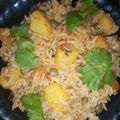 Huldah Mwandikwa's cooksnap of when they made Simple vegetable rice.