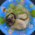Cooksnap dari phie untuk resep Sup Bakso Ayam Sayuran (Yong Tau Foo) Devina Hermawan