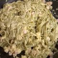 El cooksnap de pili_astorga cuando hizo Espagueti carbonara.