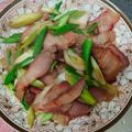 可可 的 臘肉炒蒜苗 cooksnap