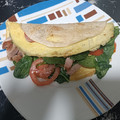 El cooksnap de Enrique Miguel Carnicero cuando hizo Wrap/tortita con espinacas, tomate y pollo.