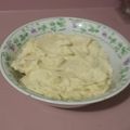 leroy 's cooksnap of when they made Mom's Mashed Potatoes.
