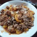 El cooksnap de Naty Gonzalez cuando hizo Ñoquis de Calabaza.
