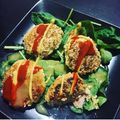 El cooksnap de Annisa cuando hizo Croquetas de atún con amaranto 🐟🍙.