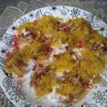 pinky makhija का कुकस्नैप जब उन्होंने सेव पूरी (Sev puri recipe in Hindi) बनाया था।