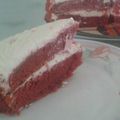 El cooksnap de Leibnitz García (a Mi Manera) cuando hizo Tarta terciopelo rojo (red velvet cake).