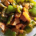 Sunita Bhargava का कुकस्नैप जब उन्होंने शिमलामिर्च आलू की सब्जी (shimla mirch aloo ki sabzi recipe in Hindi) बनाया था।