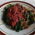 Cooksnap dari Apon Liawati untuk resep Rujak Kangkung
