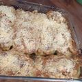El cooksnap de María Alicia Viertel Correa cuando hizo Zapallitos italianos rellenos de pollo y mazamorra.