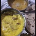 ahana Das's cooksnap of when they made Kadhi.