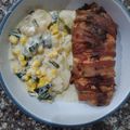 El cooksnap de Samantha Leal cuando hizo Pechuga de pollo rellena y envuelta en tocino - Air Fryer.