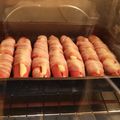 anide Cooksnap-ja, amikor elkészítette a(z) Baconbe tekert szilveszteri virsli receptet.