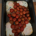El cooksnap de luis azcona cuando hizo Huevos al horno con tomates cherry.