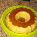 El cooksnap de Débora Guerrera cuando hizo Flan Napolitano.