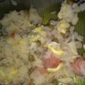 El cooksnap de Daniela Palacio cuando hizo Arroz primavera.