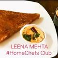 Leena Mehta's cooksnap of when they made Moong Spinach Dosa.