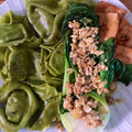 El cooksnap de Maribetula cuando hizo Pak choi con anacardos, sésamo y vinagreta de miel y naranja.