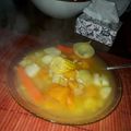 El cooksnap de Cecilia Santullo cuando hizo Sopa de verduras.