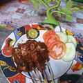 Cooksnap dari Ika Vitria untuk resep Sate Ayam + Bumbu Kacang + Acar