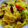 Cooksnap Norshila Supian semasa beliau membuat Kubis Goreng Mamak(Ala Nasi Kandar).