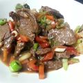 Robbie's cooksnap of when they made Mongolian Beef.