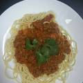 Cooksnap của Dory Dory khi họ làm theo món Spaghetti Bolognese (Mỳ Ý Sốt Thịt Bò Băm)