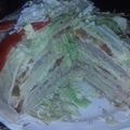 El cooksnap de Laura Scubin cuando hizo Torre de panqueques rellena.