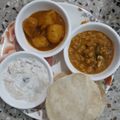Itikona Banerjee's cooksnap of when they made লুচি আলুর দম(luchi aloor dum recipe in Bengali).