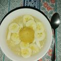 El cooksnap de Fabby cuando hizo Porridge de avena, banana y mantequilla de maní ❤️🥣🍌🥜.