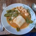 El cooksnap de Nicolas Truchaud cuando hizo Guiso de bacalao gambas y tirabeques.