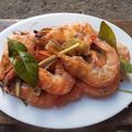 Cooksnap của Thu Mèo khi họ làm theo món Tôm sú hấp sả