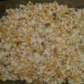 El cooksnap de Karen Arce cuando hizo Pororó o palomitas con caramelo.