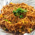 صورة من Um Yonis، شاركها بعد تجربة وصفة شعيرية مع الخضار وصوص الصويا والبصل المكرمل
